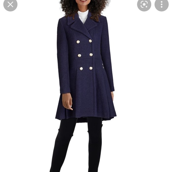 Guess double breasted skirted coat - Picture 2 of 4